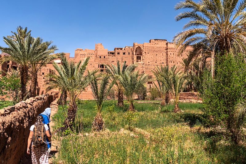 Balade dans le village de Tamenougalt - Vallée du Drâa - Maroc