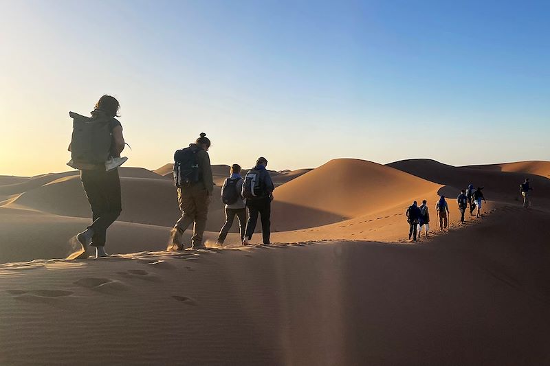 Randonnée de l'Erg Abidiliya à l'Erg Chegaga - Maroc
