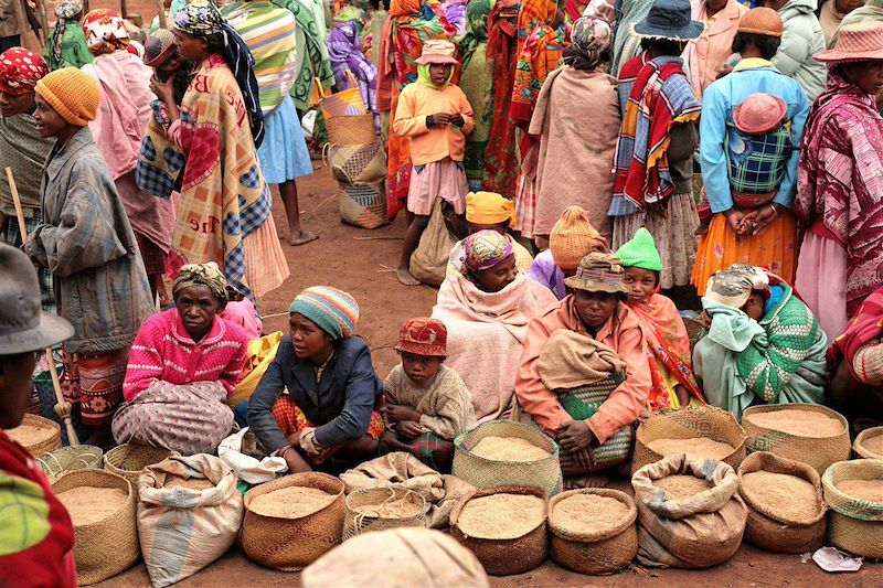 Marché à Madagascar