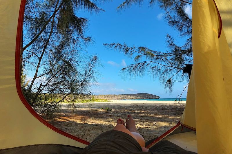 Bivouac sur la plage - Nord de Madagascar