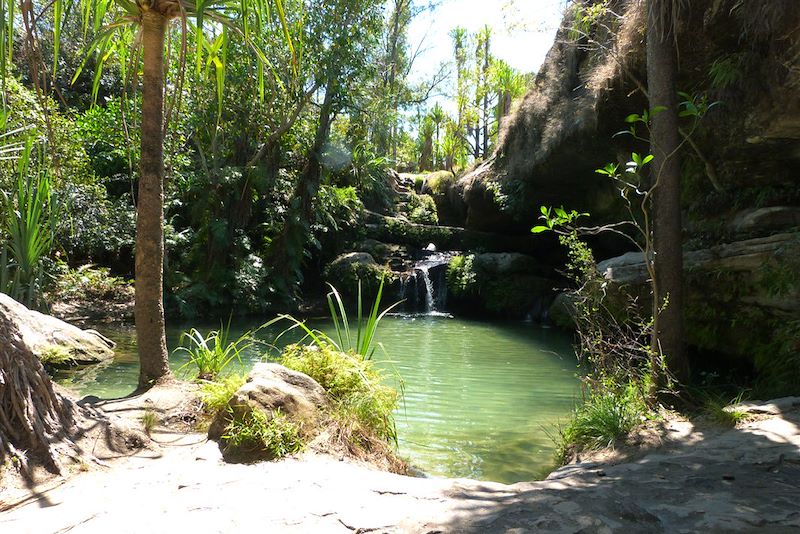 Piscine naturelle dans le Parc de l'Isalo - Madagascar