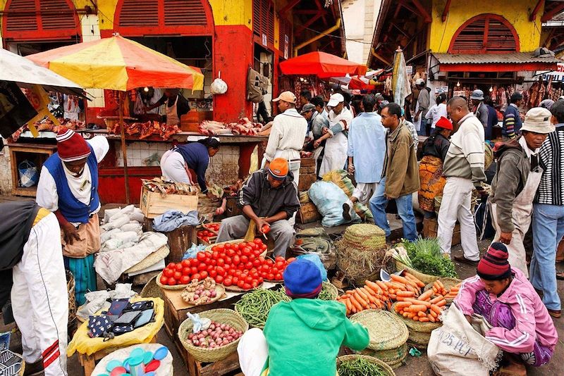 Sur un marché à Antananarivo - Région d'Analamanga - Madagascar
