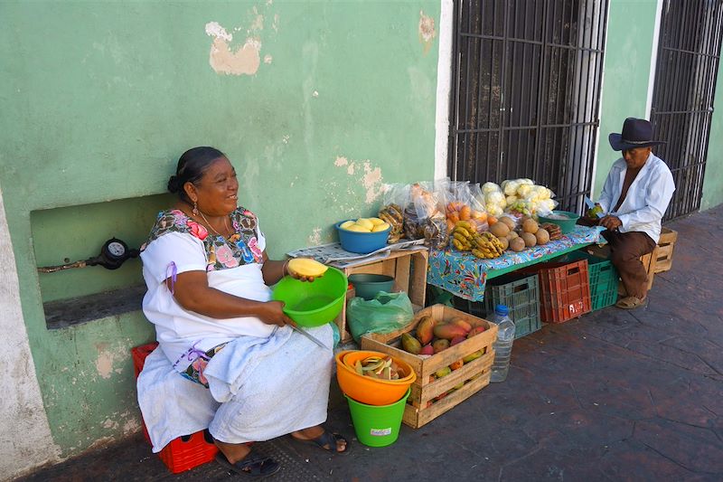Dans les rues de Valladolid - Yucatán - Mexique