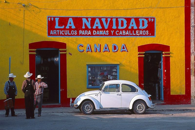 Dans les rues de Campeche - Etat de Campeche - Mexique