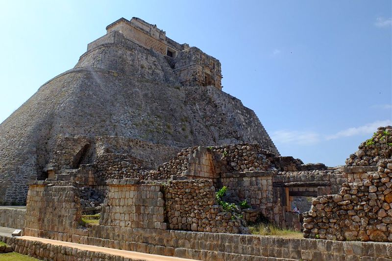 Pyramide du Devin - Uxmal - Péninsule du Yucatan - Mexique