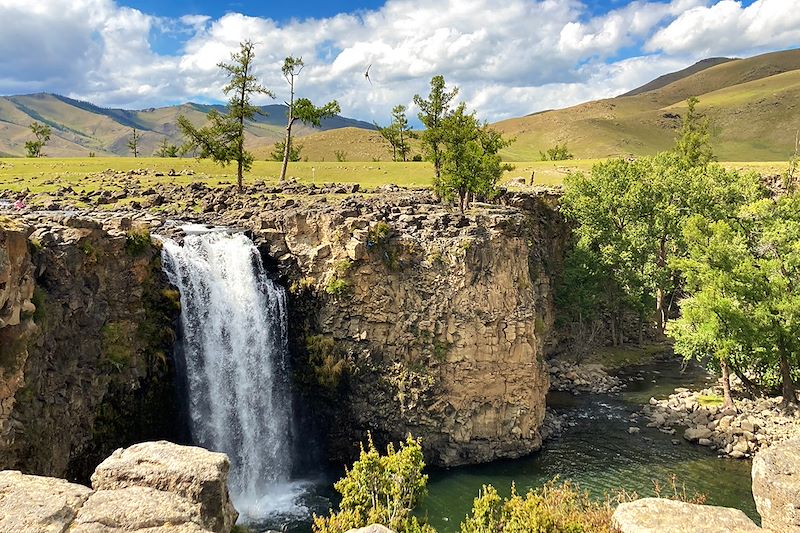 Cascade de la vallée de l'Orkhon - Sum de Kharkhorin - Mongolie