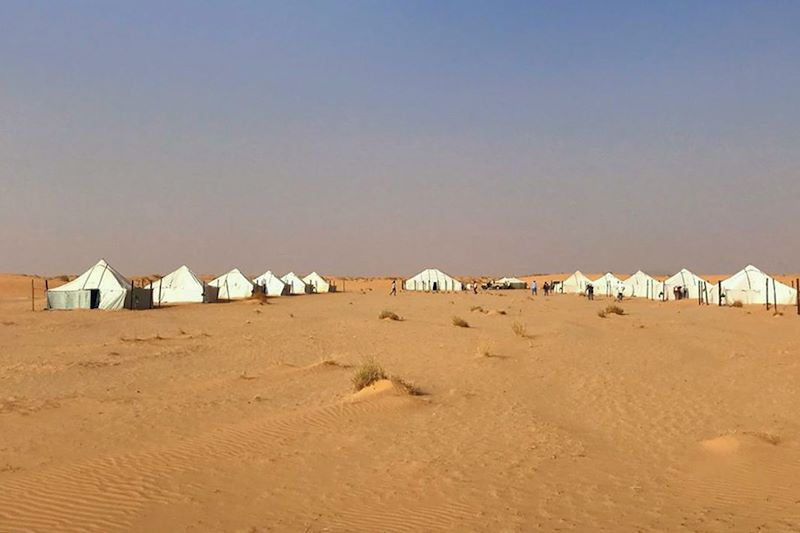 Campement à Ben Amira - Mauritanie