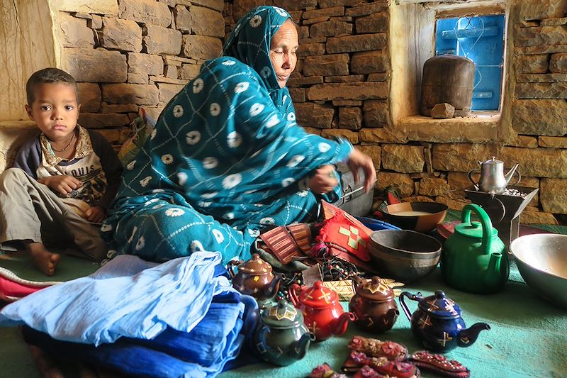 Chez des habitants d'El Meddah - Adrar - Mauritanie