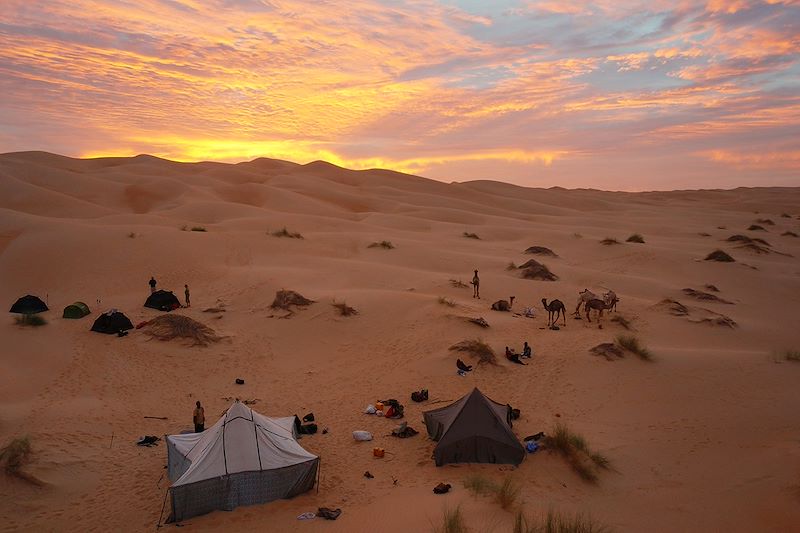 Bivouac dans l'Erg Amatlich - Mauritanie