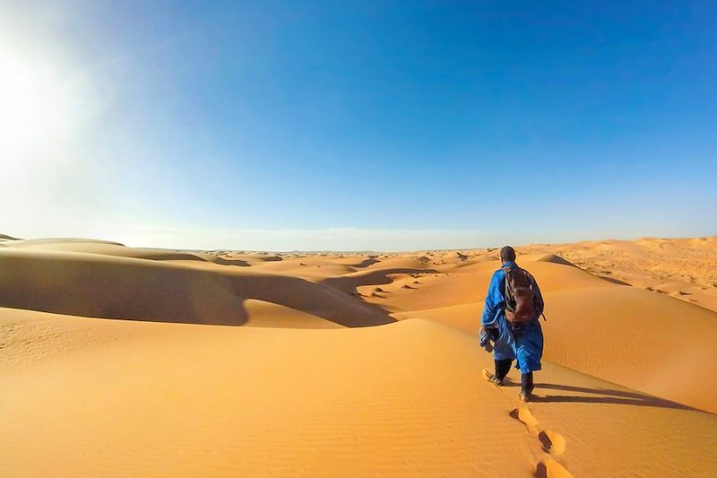 Randonnée au cœur des dunes de l'Adrar et découverte de Terjit et Chinguetti