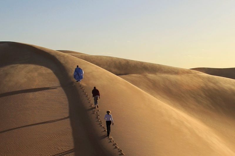 Randonnée dans le désert du Sahara - Azoueïga - Mauritanie