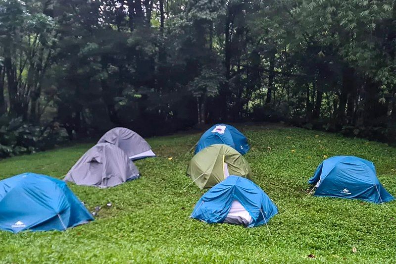 Bivouac au Morne-Vert - Martinique