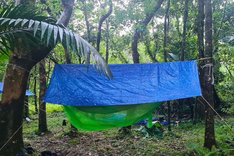 Bivouac au Morne-Vert - Martinique