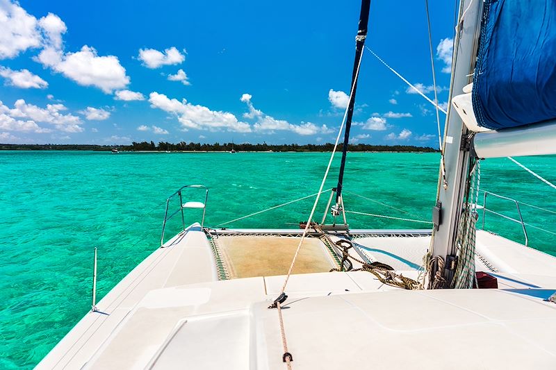 Catamaran à l'Île Maurice