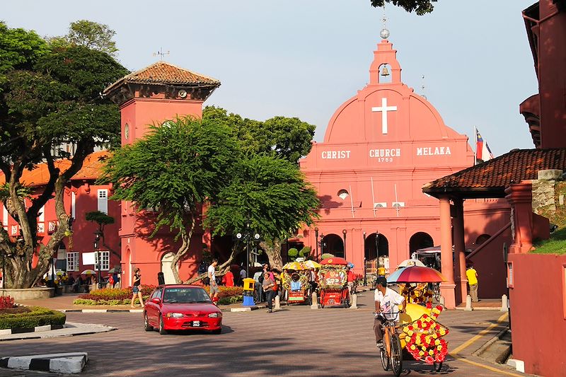 Christ Church à Malacca - État côtier de Malacca - Malaisie