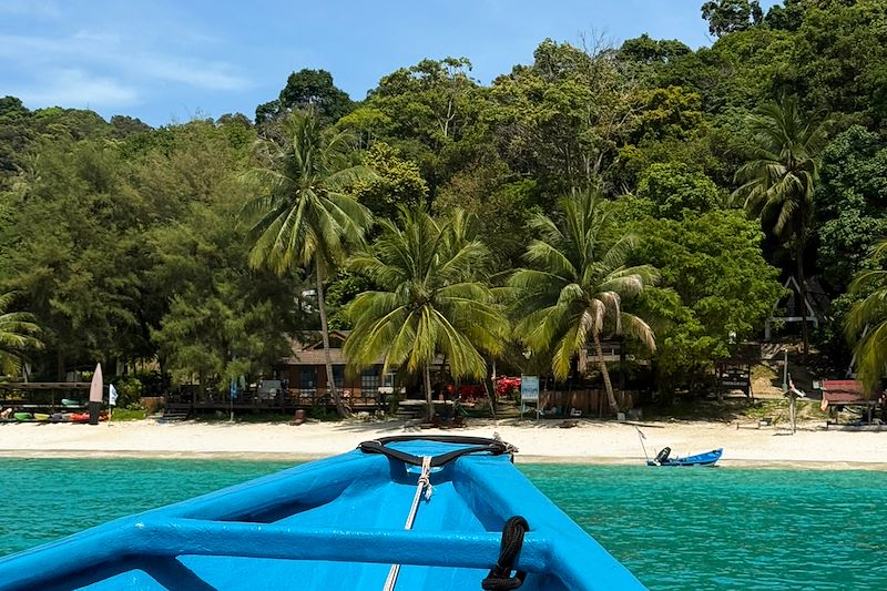 En bateau dans les îles Perhentian - Malaisie
