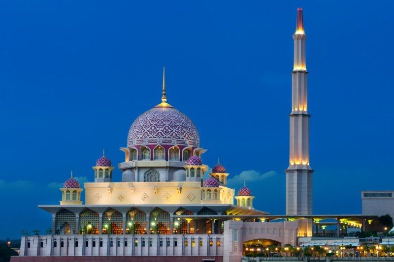 Mosquée Putrajaya - Kuala Lumpur - Malaisie