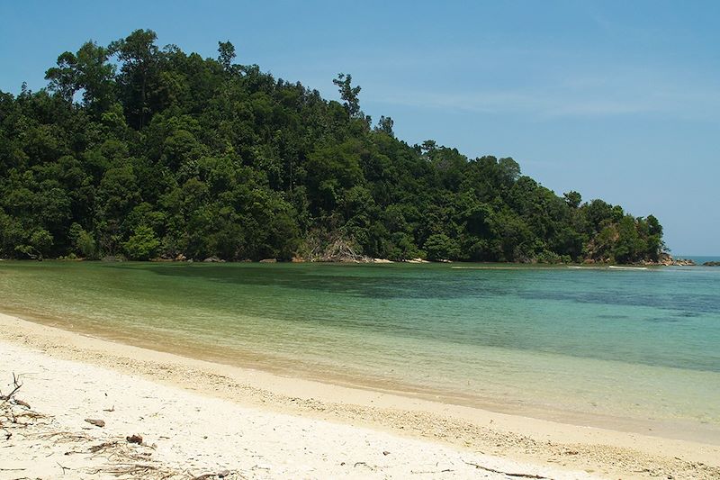 Plage à Bornéo - Malaisie