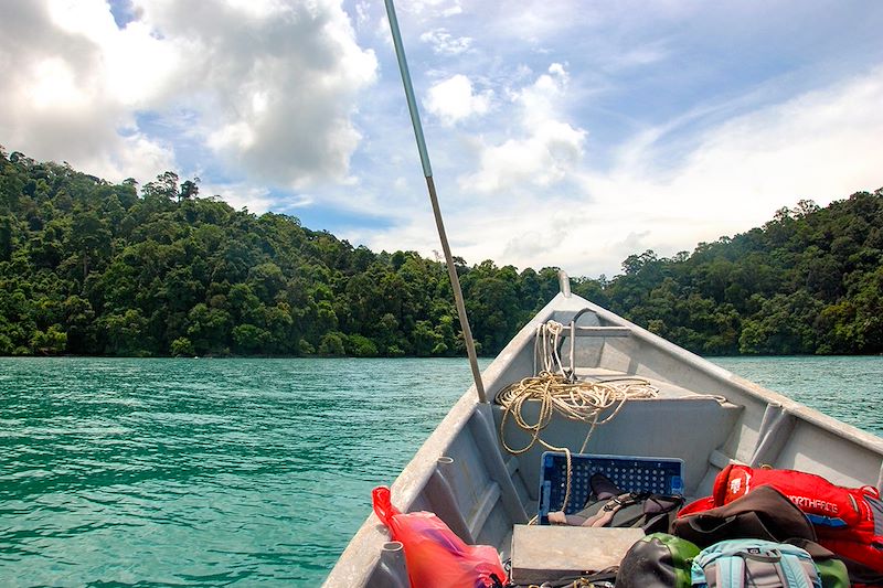Bateau au Parc national de Tanjung Datu - Malaisie