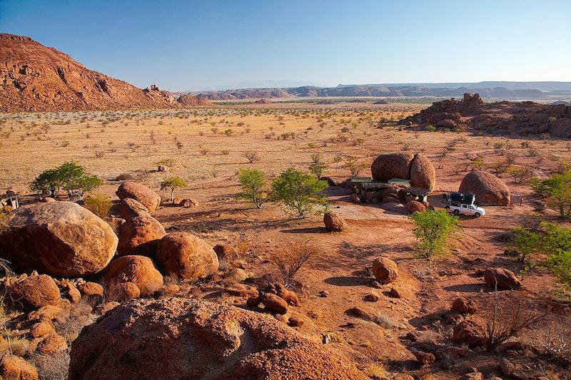 Bivouac sur les pistes namibiennes