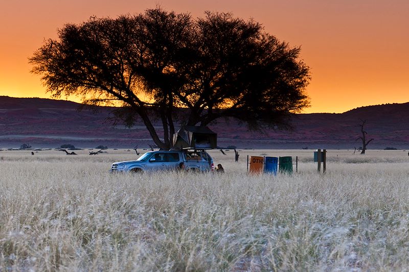 Sesriem Campsite collé au parc national de Namib-Naukluft - Sesriem - Namibie