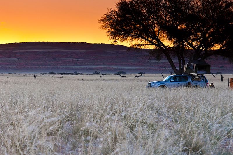 Sesriem Campsite collé au parc national de Namib-Naukluft - Sesriem - Namibie