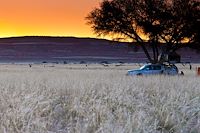 Sesriem Campsite collé au parc national de Namib-Naukluft - Sesriem - Namibie