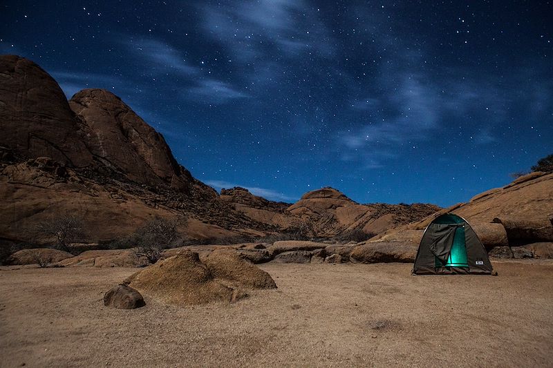 Campement au pied du Spitzkoppe - Damaraland - Namibie