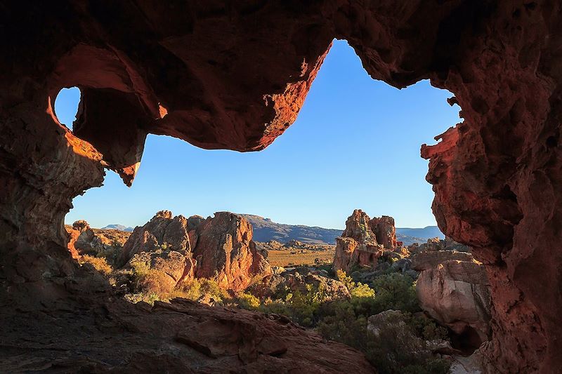 Formation rocheuse au coeur du massif du Cederberg - Cap-Occidental - Afrique du Sud