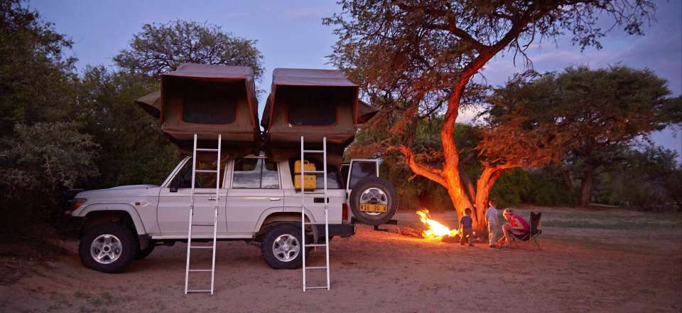 Circuit de 3 semaines en Namibie avec 4x4 équipé camping, Halali, Kaokoland, Skeleton Coast, Namib et Namib Rand, Kalahari !