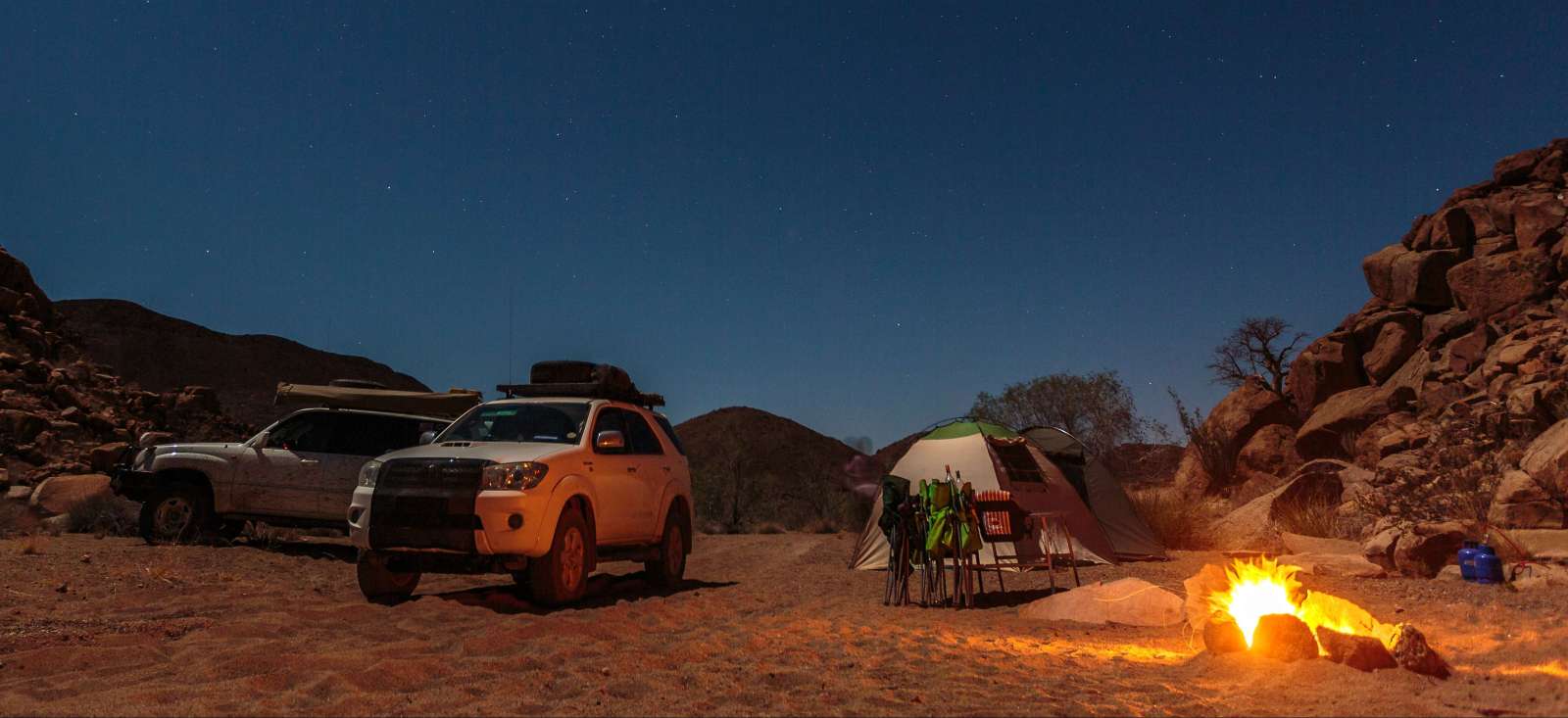 Voyage roadtrip - Camping Party en Namibie !