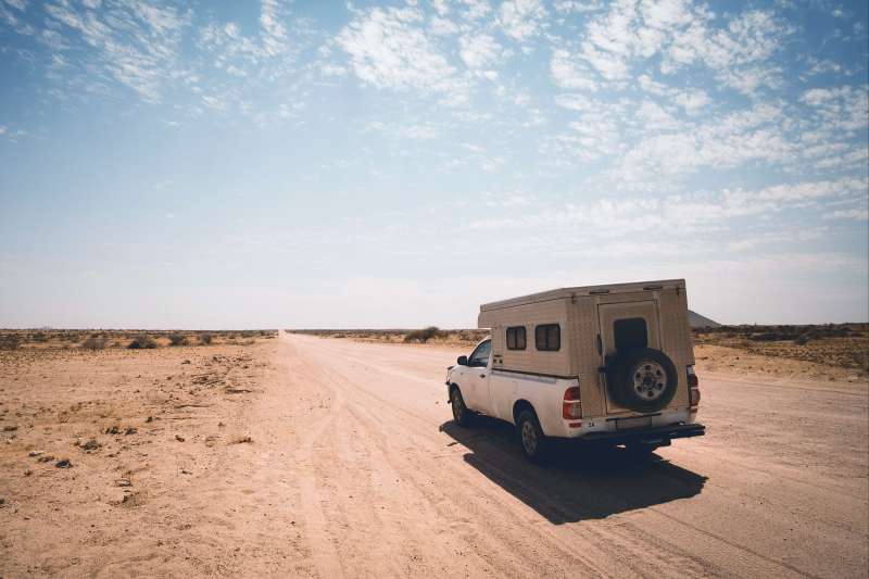Roadtrip en camping-car, la family en Namibie