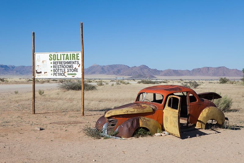 Carcasse de voiture - Solitaire - Région de Khomas - Namibie