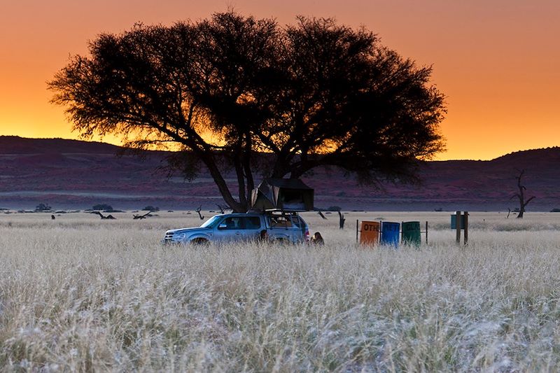 Sesriem Campsite collé au parc national de Namib-Naukluft - Sesriem - Namibie