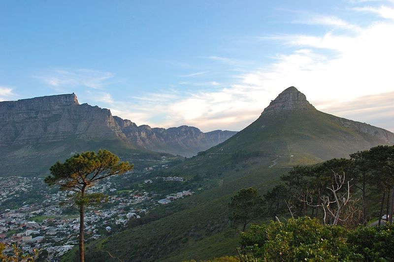 Montagne de la Table vue de Signal Hill - Afrique du Sud