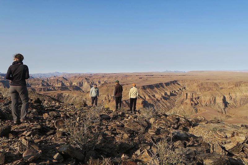 Touristes au Fish River Canyon - Karas - Namibie