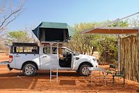 Campement dans le parc national d'Etosha - Namibie