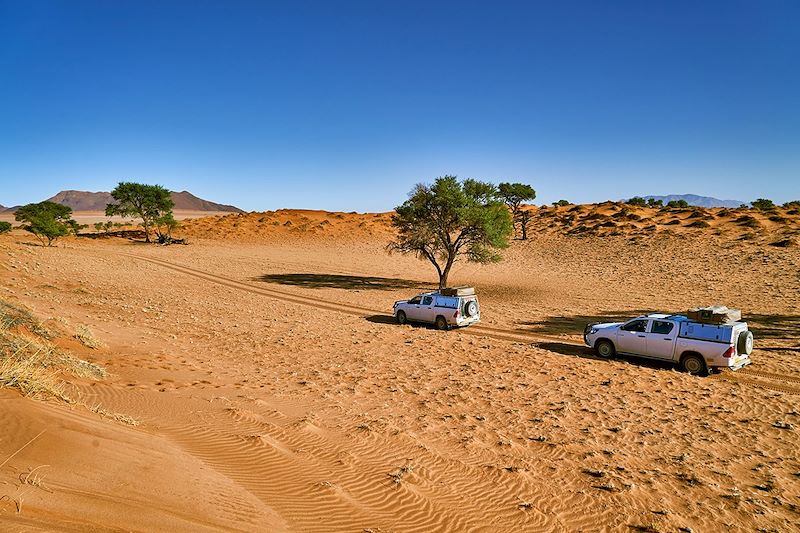 En 4x4 dans le désert du Namib - Namibie
