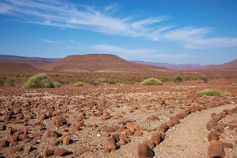 Paysage du Damaraland - Namibie