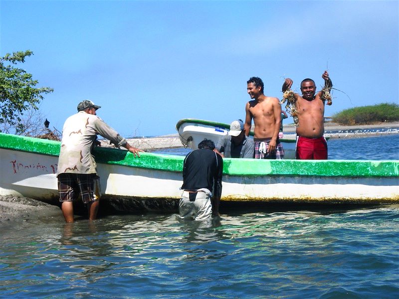 Pêcheurs à Las Penitas - Nicaragua