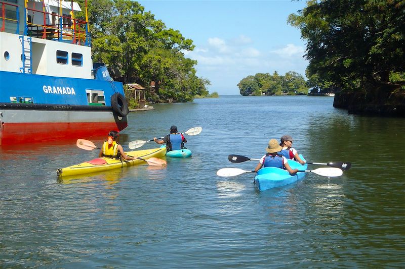 En kayak au Nicaragua