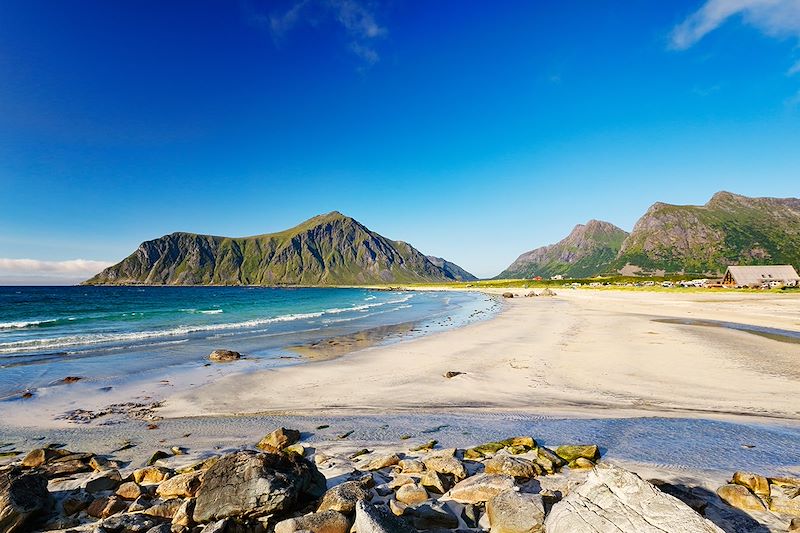 Plage Skagsanden - Îles Lofoten - Norvège