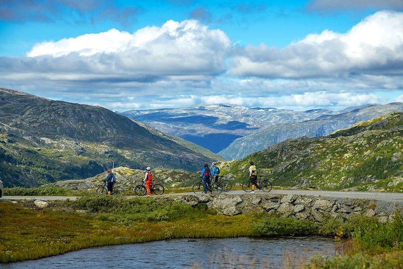 La Norvège à vélo : entre la charmante Bergen et le Sognefjord, cascades et villages typiques au bout du guidon