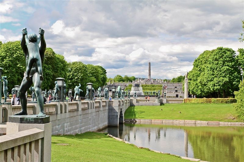 Statues dans le parc Frogner - Oslo - Norvège