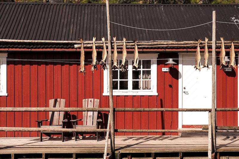 Rorbu en Norvège