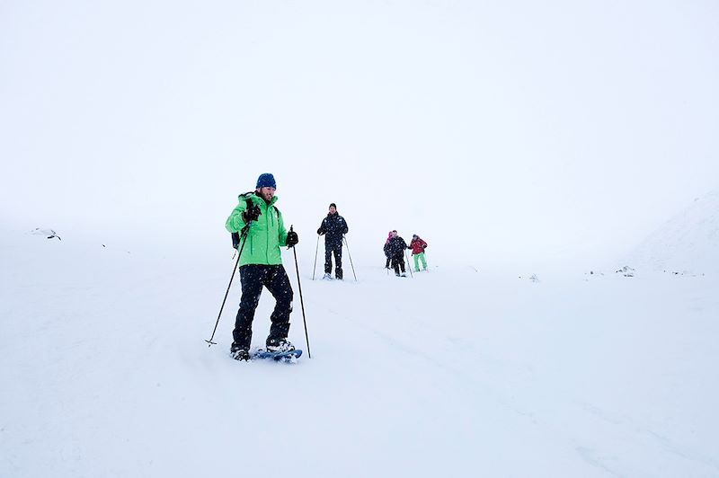 Exploration du Spitzberg à raquette 