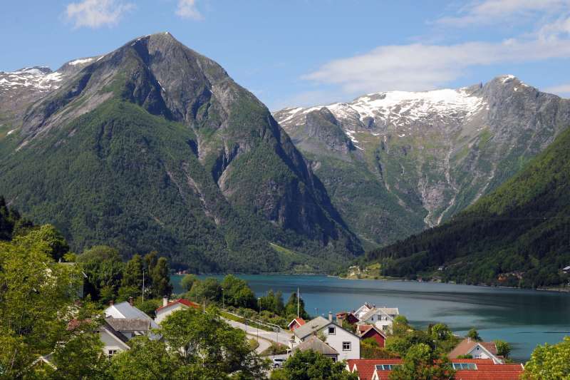 Vue sur Sognefjord depuis Balestrand - Comté de Sogn og Fjordane - Norvège