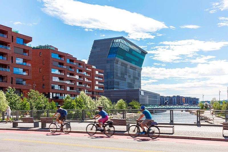 Vélos devant le musée Munch - Oslo - Norvège