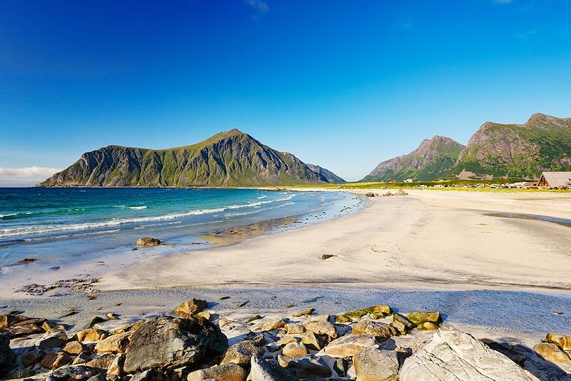 Plage Skagsanden - Îles Lofoten - Norvège