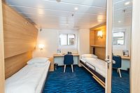 Une cabine du navire MS Spitsbergen